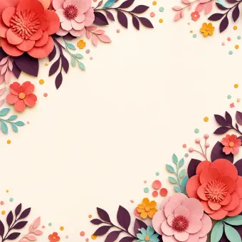 Paper flowers