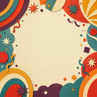 Retro confetti